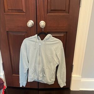 Hollister Blue Zip-Up Hoodie